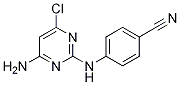 4-(4-氨基-6-氯嘧啶-2-基氨基)苄腈, 1398507-08-8, 结构式