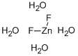 フッ化亜鉛・４水和物  化学構造式