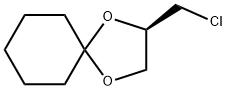 (R)-2-(氯甲基)-1,4-二氧杂螺[4.5]癸烷, 139892-53-8, 结构式