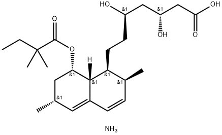 辛伐他汀铵盐,139893-43-9,结构式