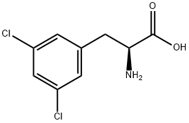 L-3,5-二氯苯丙氨酸,13990-04-0,结构式