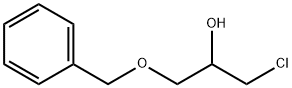 3-(ベンジルオキシ)-1-クロロ-2-プロパノール 化学構造式