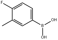 4-Fluoro-3-methylphenylboronic acid Struktur