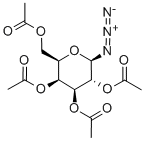 1-AZIDO-1-DEOXY-BETA-D-GALACTOPYRANOSIDE TETRAACETATE Structure