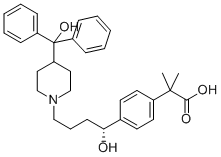 (R)-フェクソフェナジン 化学構造式