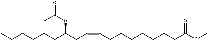 O-アセチルリシノール酸 メチル 化学構造式