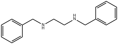 N,N'-ジベンジルエチレンジアミン 化学構造式