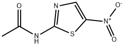 2-アセトアミド-5-ニトロチアゾール 化学構造式