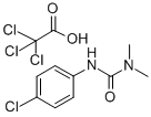 N'-(4-クロロフェニル)-N,N-ジメチル尿素·トリクロロ酢酸 化学構造式