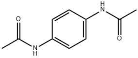 N,N'-DIACETYL-1,4-PHENYLENEDIAMINE Structure