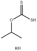 二硫代甲酸-O-1-甲基乙酯钾盐 结构式