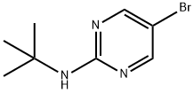 5-ブロモ-N-(TERT-ブチル)ピリミジン-2-アミン 化学構造式