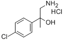 1-AMINO-2-(4-CHLORO-PHENYL)-PROPAN-2-OL HCL Structure