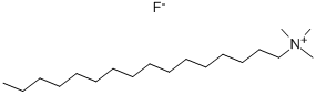 Hexadecyl trimethyl ammonium fluoride Structure