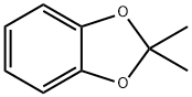 2,2-ジメチル-1,3-ベンゾジオキソール 化学構造式
