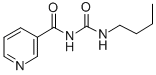 1-Butyl-3-nicotinoylurea 结构式