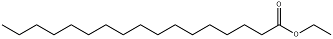 ヘプタデカン酸エチル 化学構造式