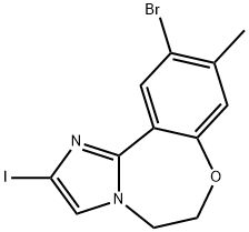 10-BroMo-2-iodo-9-Methyl-5,6-dihydrobenzo[f]iMidazo[1,2-d][1,4]oxazepine