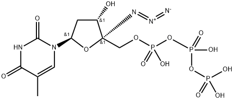 4'-azidothymidine 5'-triphosphate Structure
