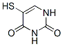 2,4(1H,3H)-Pyrimidinedione, 5-mercapto- (9CI) 结构式