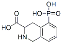 3-carboxy-5-phosphono-1,2,3,4-tetrahydroisoquinoline Struktur