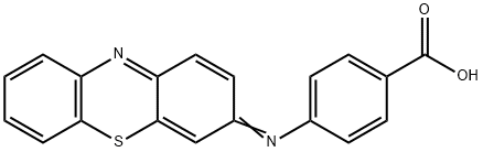 3-(4'-Carboxyphenyl)iMino-3H-phenothiazine Struktur