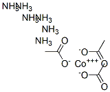 hexaaminecobalt triacetate Structure