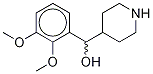rac (2,3-Dimethoxyphenyl)-4-piperidinemethanol Struktur