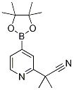 2-Methyl-2-[4-(tetramethyl-1,3,2-dioxaborolan-2-yl)pyridin-2-yl]propanenitrile|2-Methyl-2-[4-(tetramethyl-1,3,2-dioxaborolan-2-yl)pyridin-2-yl]propanenitrile