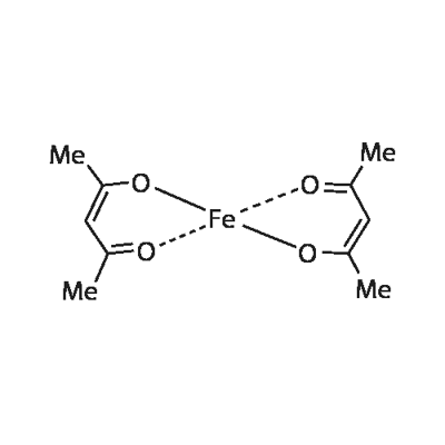 Ferrous acetylacetonate Structure