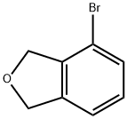 4-ブロモ-1,3-ジヒドロイソベンゾフラン 化学構造式