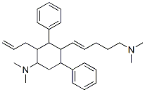 2-Allyl-4-[5-(dimethylamino)-1-pentenyl]-N,N-dimethyl-3,5-diphenylcyclohexanamine|