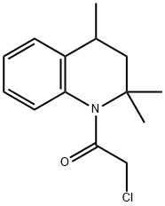 2-氯-1-(2,2,4-三甲基-3,4-二氢-2H-喹啉-1-基)-乙酮, 14036-98-7, 结构式