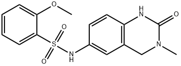 2-メトキシ-N-(3-メチル-2-オキソ-1,2,3,4-テトラヒドロキナゾリン-6-イル)ベンゼンスルホンアミド