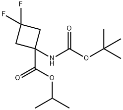 丙-1-基1-{[(叔丁氧基)羰基]氨基}-3,3-二氟环丁烷-1-羧酸酯,1403766-72-2,结构式