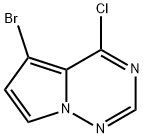 5-溴-4-氯吡咯并[2,1-F]的[1,2,4]三嗪,1403767-33-8,结构式
