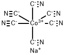 trisodium hexacyanocobaltate Struktur