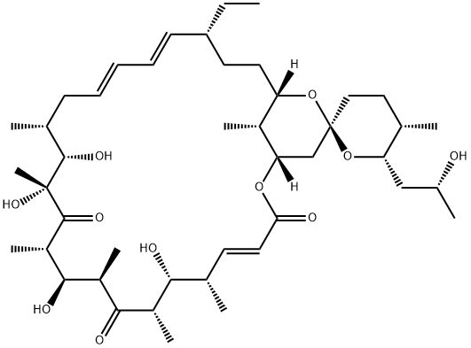 26-デメチルオリゴマイシンA 化学構造式
