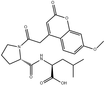 荧光调控基质金属蛋白酶-2/金属蛋白酶-7, 140430-55-3, 结构式