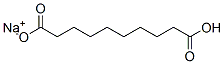 sodium hydrogen sebacate Structure