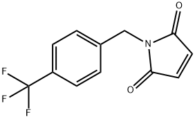 1-((4-TRIFLUOROMETHYLPHENYL)METHYL)-1H-PYRROLE-2,5-DIONE Structure