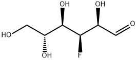 3-デオキシ-3-フルオロ-D-グルコース 化学構造式