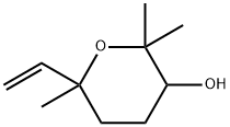 2,2,6-三甲基-6-乙烯基四氢-2H-呋喃-3-醇, 14049-11-7, 结构式