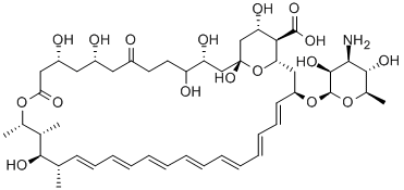 Amphotericin B, 8,9-dideoxy-10-hydroxy-7-oxo- Structure