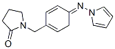 1-(p-Pyrrolizinobenzyl)-2-pyrrolidone Structure