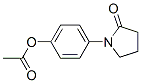 1-(p-Acetyloxyphenyl)-2-pyrrolidone Struktur