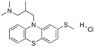 N,N,beta-trimethyl-2-(methylthio)-10H-phenothiazine-10-propylamine monohydrochloride Structure