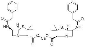 Penicillin, calcium salt Struktur