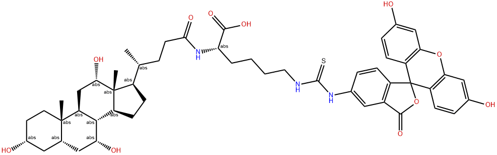 FLUORESCEIN LISICOL 化学構造式