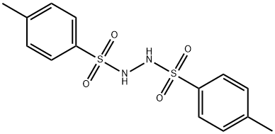 1,2-Bis(p-tolylsulfonyl)hydrazine,  N,Nμ-Ditosylhydrazine,  4-Methylbenzenesulfonic  acid  2-[(4-methylphenyl)sulfonyl]hydrazide Struktur